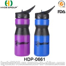 2017 Melhor Venda BPA Livre Plástico Esporte Garrafa de Água, PE Plástico Esporte Garrafa Correndo (HDP-0661)